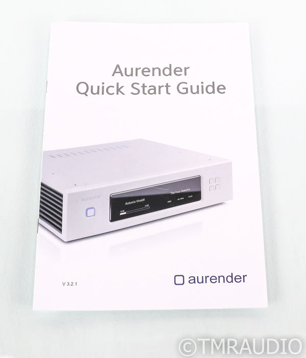Aurender W20SE Network Streamer / Server; 4TB SSD; Silver (Open Box w/ Warranty)
