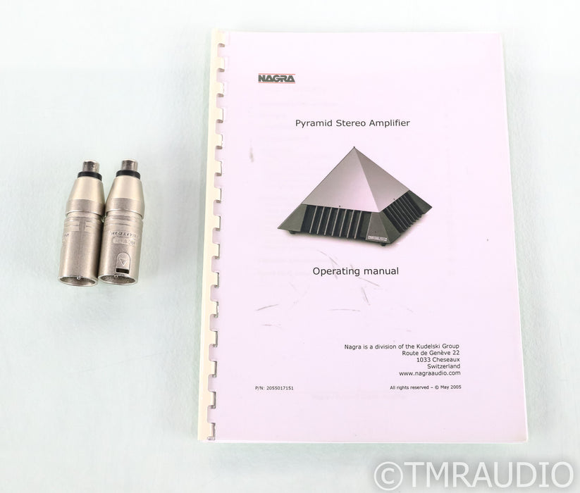Nagra PSA Stereo Power Amplifier; Pyramid; Balanced