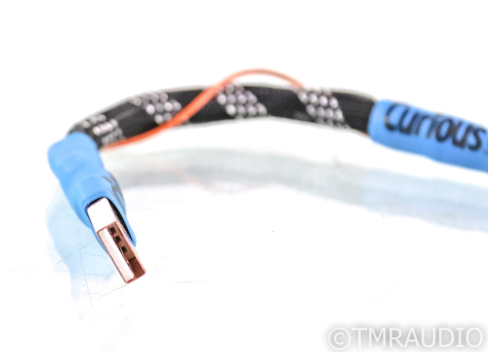 Curious Cables Evolved Regen Link USB Cable; 8in Digital Interconnect
