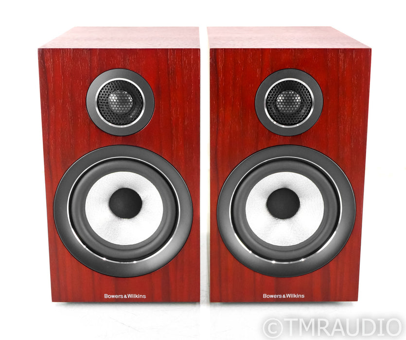 B&W 707 S2 Bookshelf Speakers; Rosenut Pair; 707S2