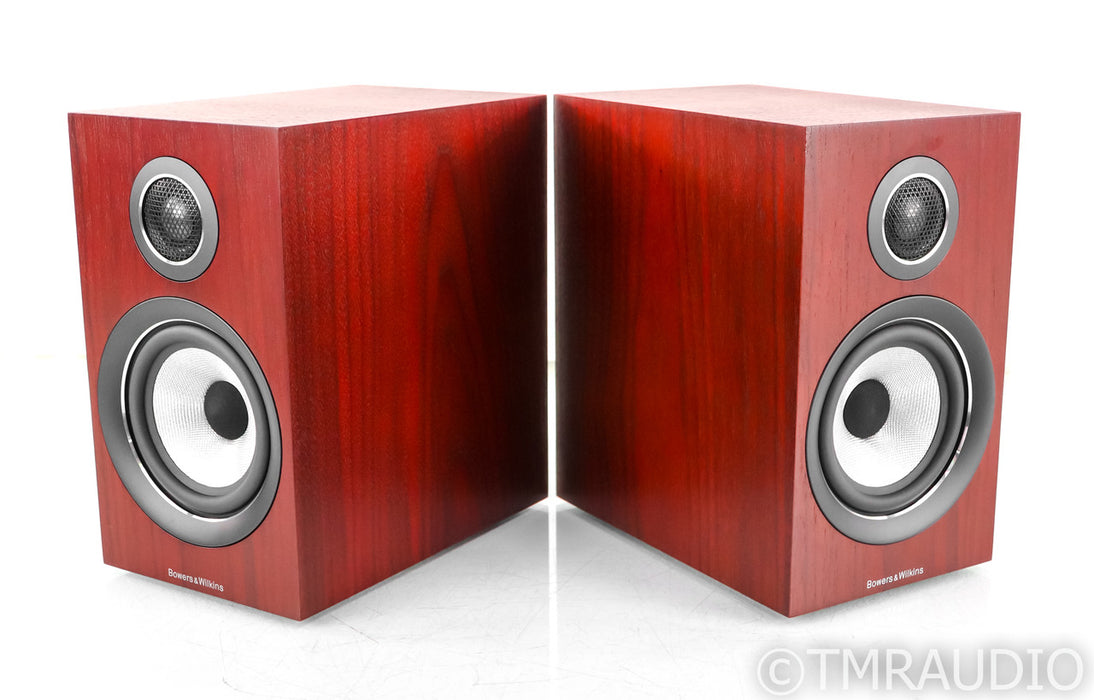 B&W 707 S2 Bookshelf Speakers; Rosenut Pair; 707S2