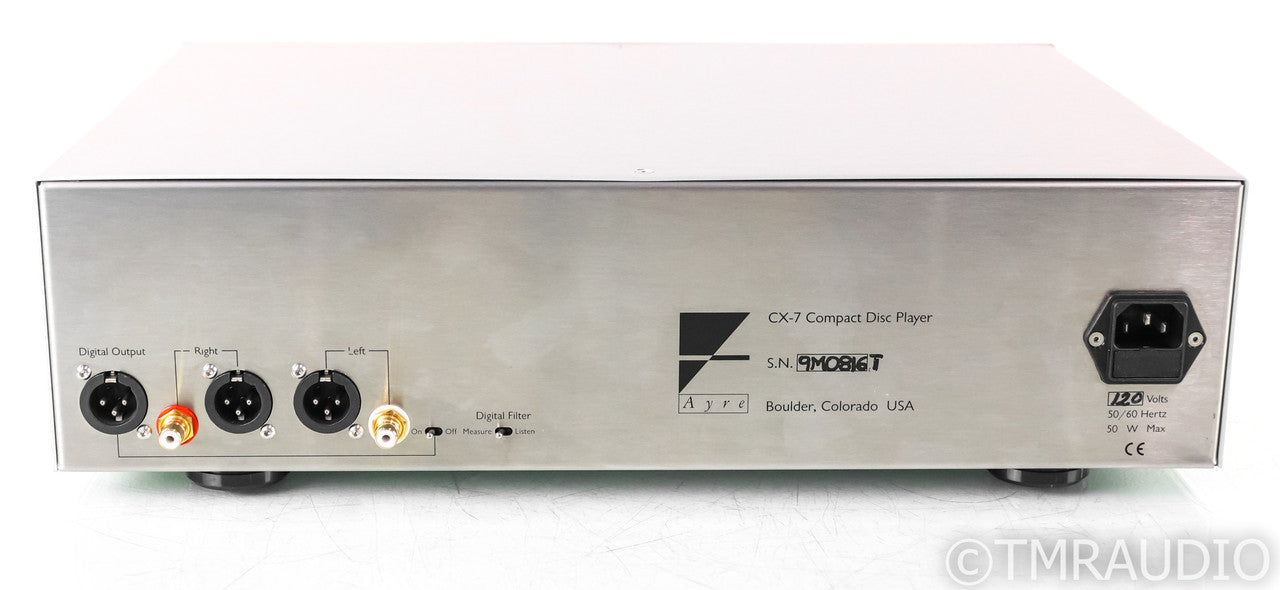 Ayre CX-7eMP CD Player; CX7 eMP; Silver; Remote