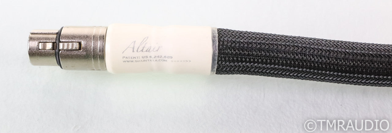 Shunyata Research Altair XLR Cables; 1m Pair of Balanced Interconnects