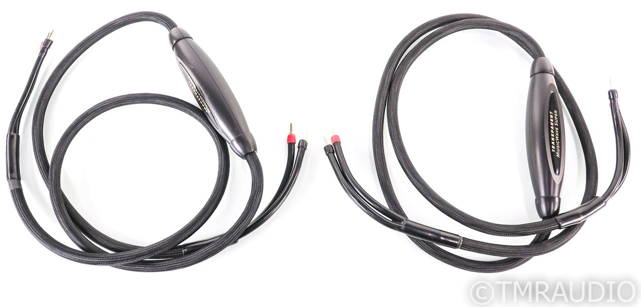 Transparent Audio MusicWave Super MM Speaker Cables; 3m Pair