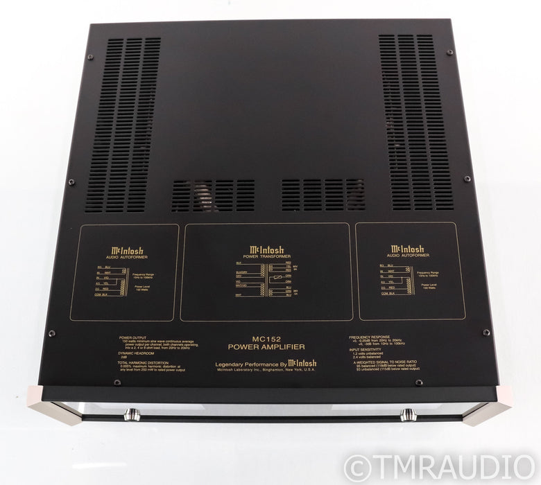 McIntosh MC152 Stereo Power Amplifier; MC-152