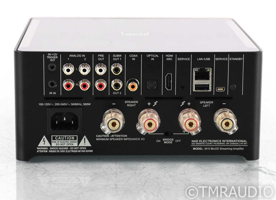 NAD Masters M10 Streaming Integrated Amplifier; BluOS (Open Box w/ Warranty)