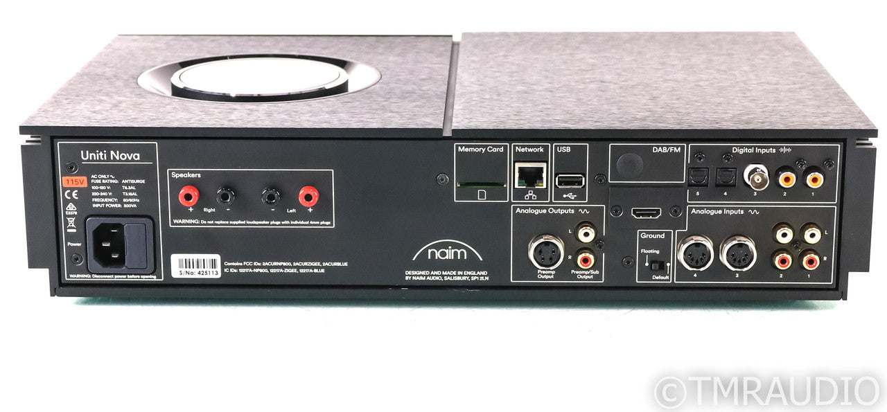 Naim Uniti Nova Stereo Integrated Amplifier; Remote; DAC; Streamer