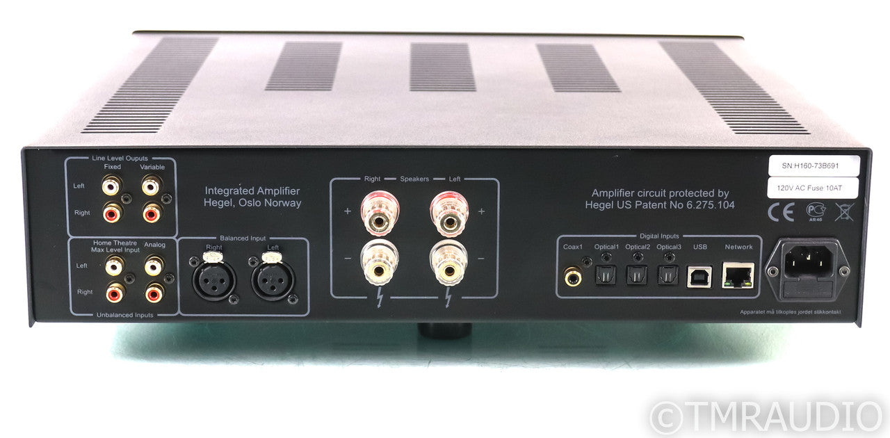 Hegel H160 Stereo Integrated Amplifier; H-160; DAC; Network Streamer