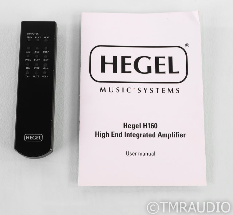 Hegel H160 Stereo Integrated Amplifier; H-160; DAC; Network Streamer