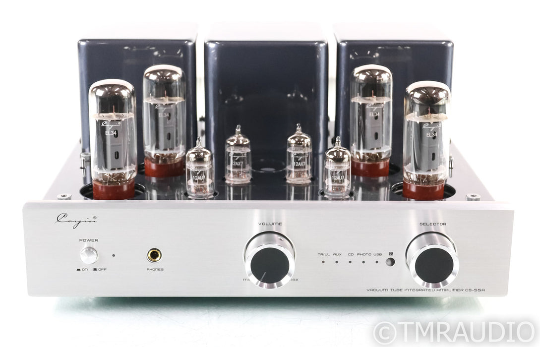Cayin CS-55A Stereo Tube Integrated Amplifier; CS55A; USB DAC; MM Phono