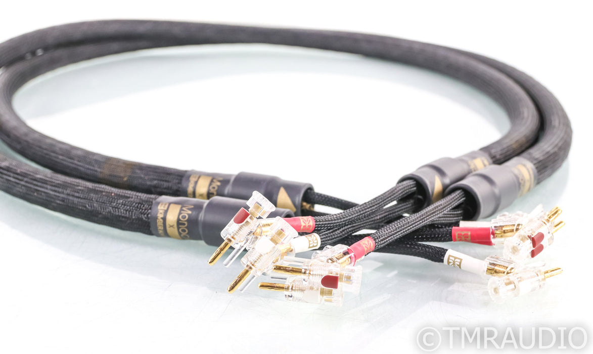 Kimber Kable Monocle X Speaker Cables; 6ft Pair; WBT-0610 CU Terminations