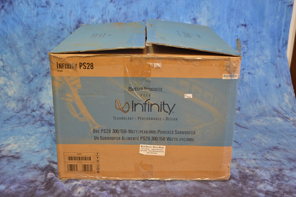 Infinity PS28 Powered Subwoofer in Factory Box. Looks perfect / AS-IS