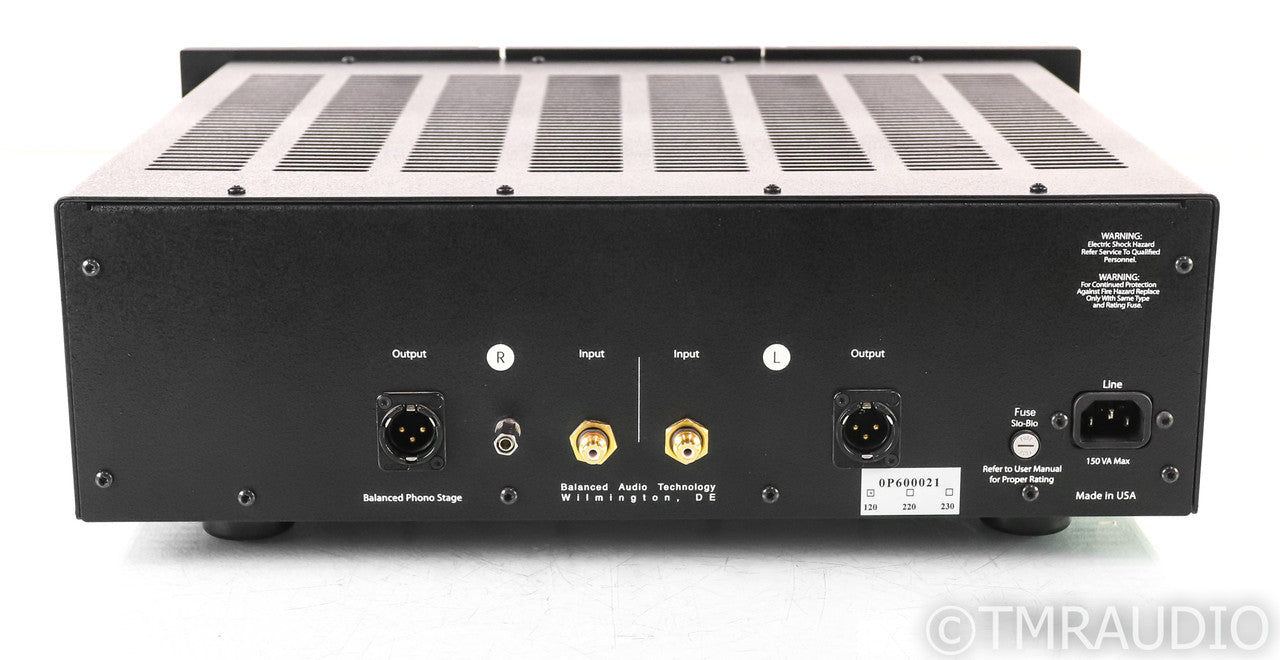 BAT VK-P6 MM / MC Tube Phono Preamplifier; VKP6; Balanced Audio Technology