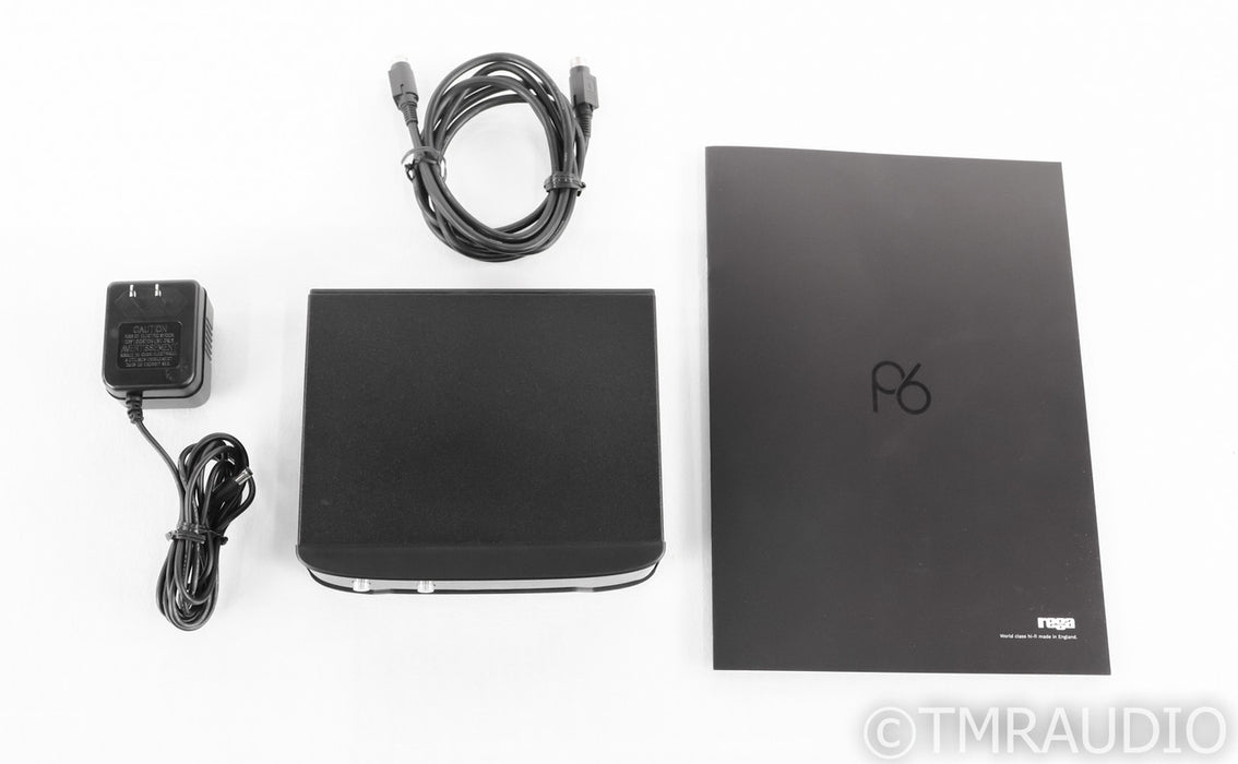 Rega Planar 6 Belt Drive Turntable; P6; Black; Ania MC Cartridge