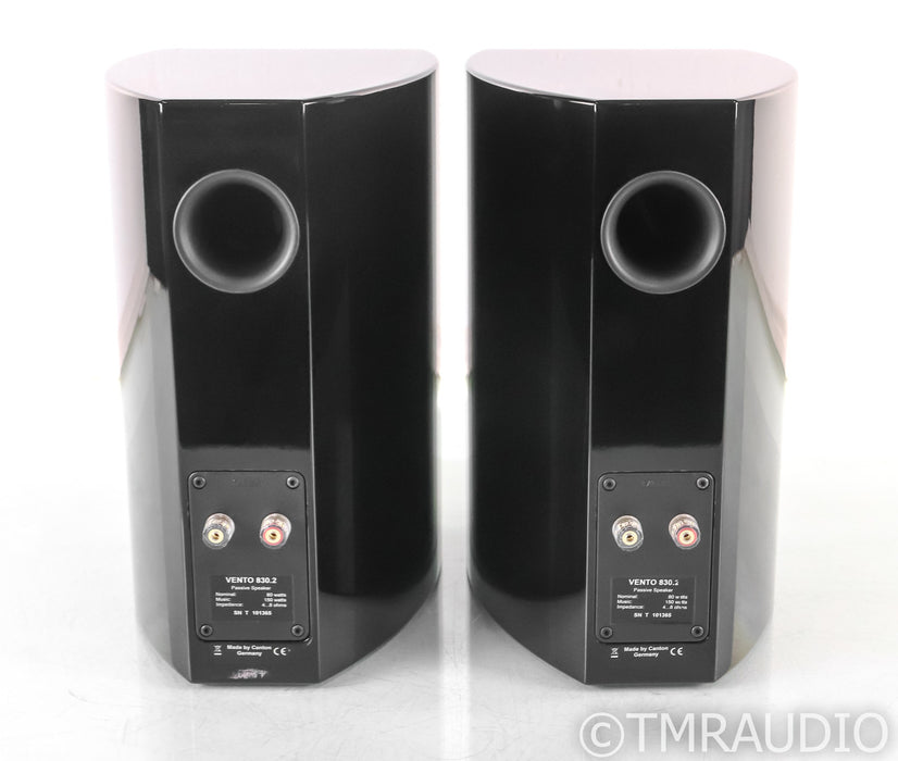 Canton Vento 830.2 Bookshelf Speakers; Gloss Black Pair