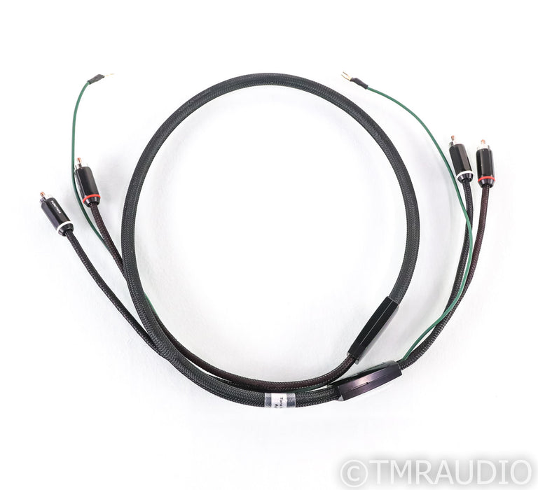 Furutech AG-12-R4 Phono Cables; AG12R4; 1.2m Pair Grounded RCA Interconnects