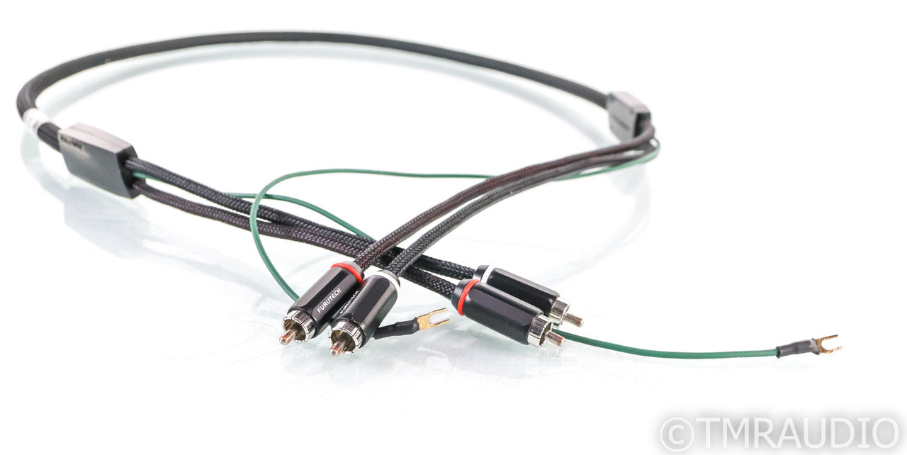 Furutech AG-12-R4 Phono Cables; AG12R4; 1.2m Pair Grounded RCA Interconnects