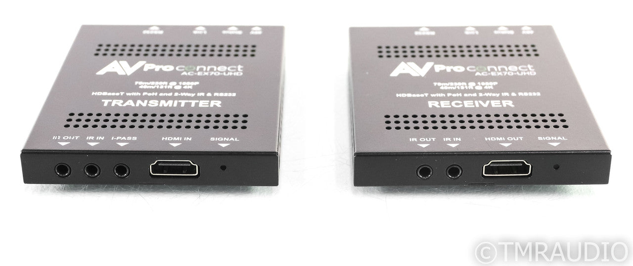 AVPro Connect AC-EX70-UHD HDMI / HDBaseT; Transmitter/Receiver Kit; 1 PSU
