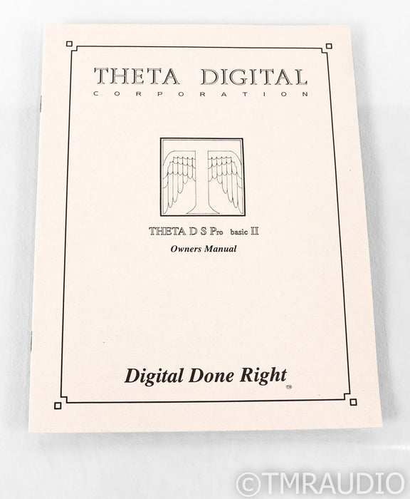 Theta Digital DSPro Basic II DAC; D/A Converter