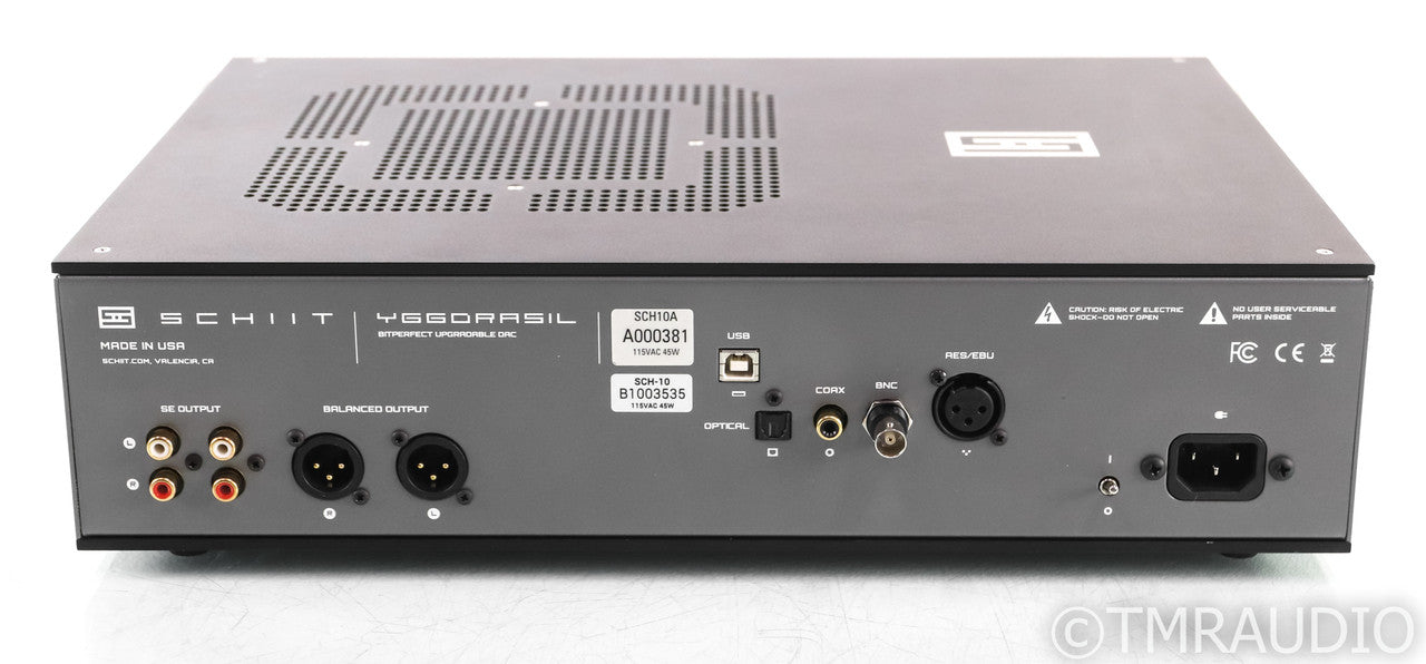 Schiit Yggdrasil DAC; D/A Converter; Black; Analog 2; Unison USB