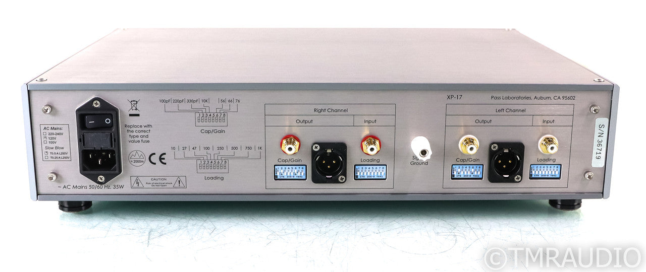 Pass Labs XP-17 MM / MC Phono Preamplifier; XP17; Silver; XP17; Silver