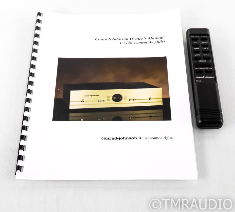Conrad Johnson CA150 Stereo Integrated Amplifier; CA-150; Remote