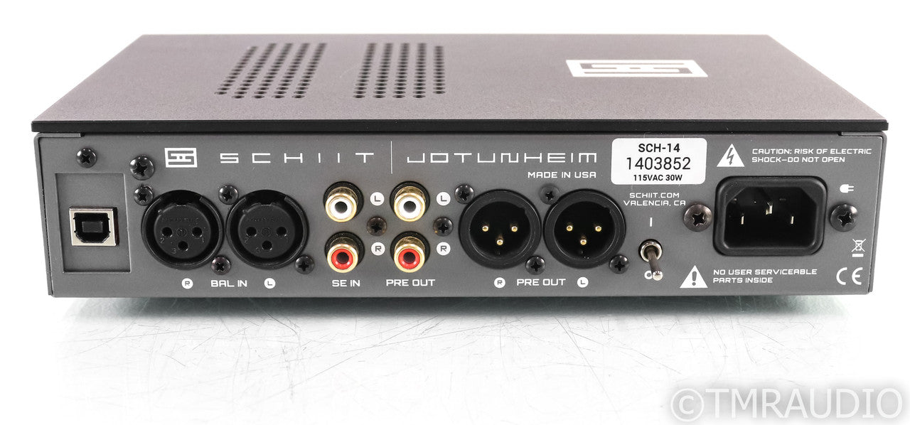 Schiit Jotunheim Preamplifier / Headphone Amplifier; Black; Multibit USB