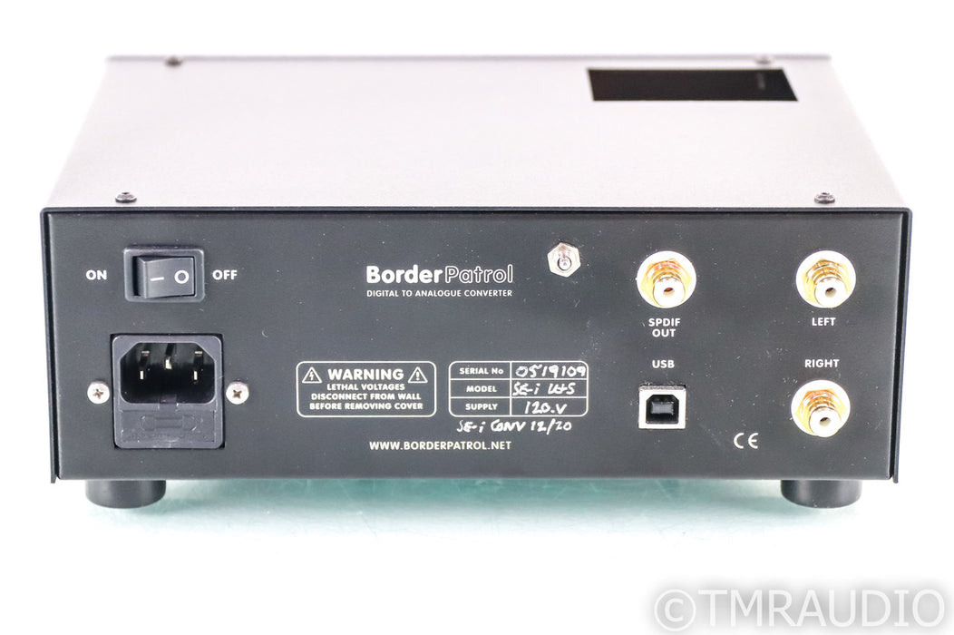 Border Patrol SE-i Tube Hybrid DAC; D/A Converter; USB; SE-i Coaxial; Silver