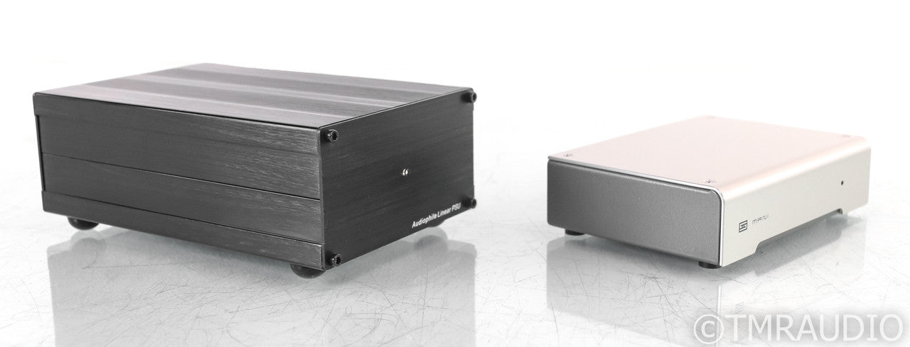 Schiit Mani MM / MC Phono Preamplifier; Silver; Swagman Lab PSU