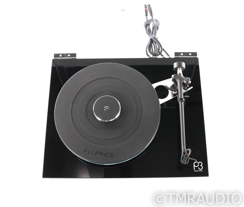 Rega Planar 3 Turntable; 9.5" Tonearm; P3; Upgraded (No Cartridge)