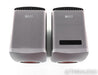 KEF LS50W Wireless Powered Bookshelf Speakers; Titanium Grey Pair; Remote