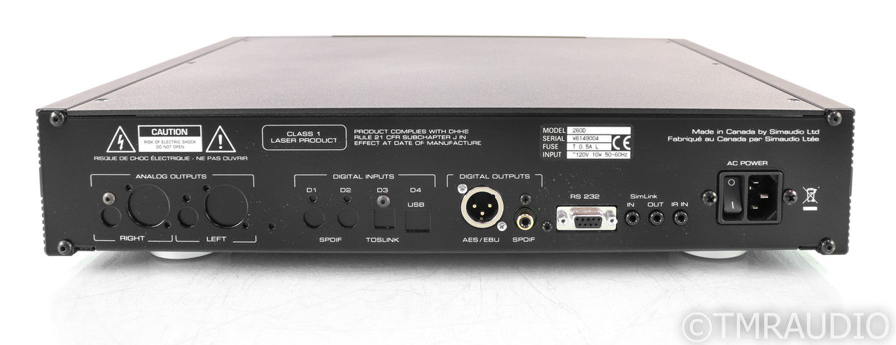 Simaudio Moon 260DT CD Transport; 260-DT; Remote