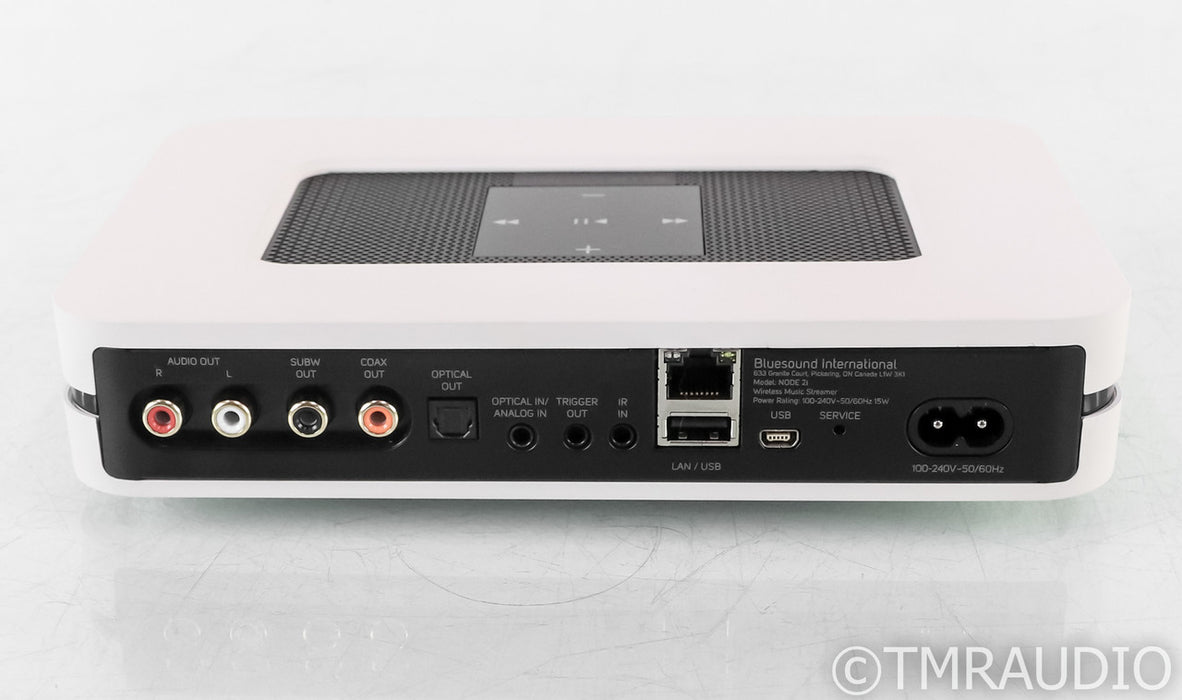 Bluesound Node 2i Wireless Network Streamer; White (Open Box w/ Warranty)