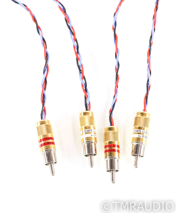 Kimber Kable PBJ RCA Cables; 1m Pair Interconnects