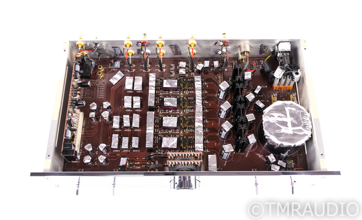 Burmester 897 Stereo Preamplifier; MC Phono; Upgraded w/ WBT RCAs; EMI Shielding