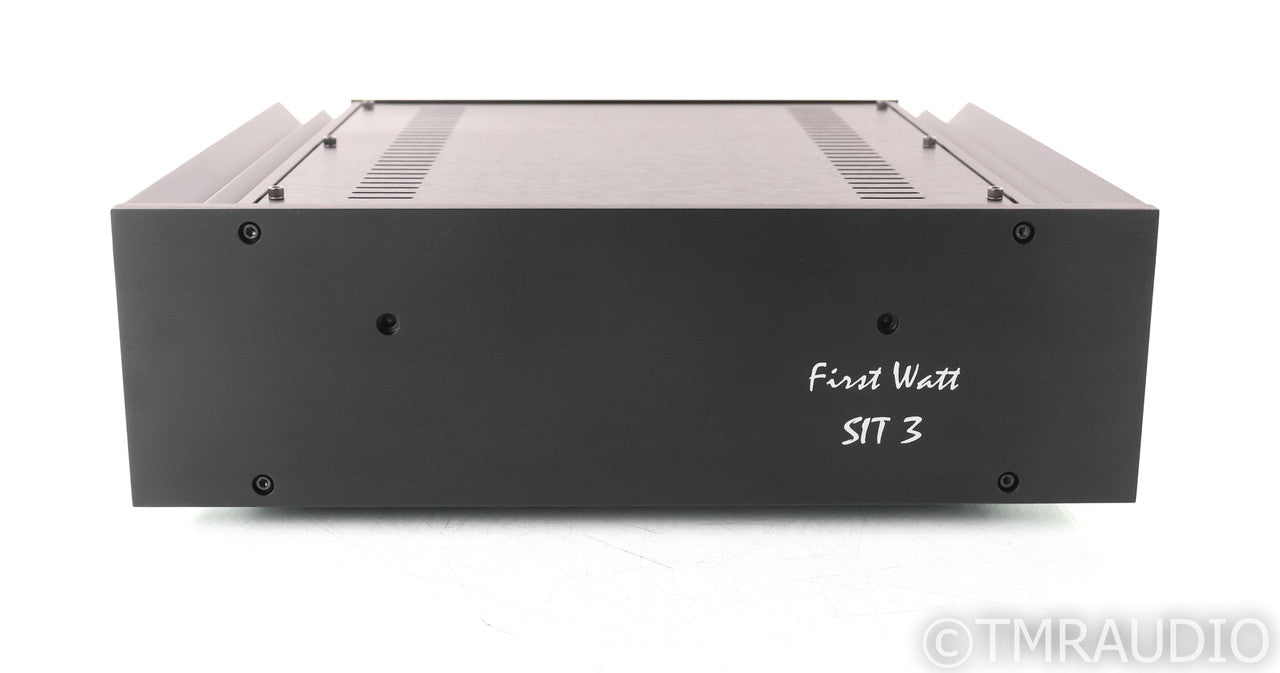 First Watt SIT-3 Stereo Power Amplifier; SIT3; Nelson Pass; Black