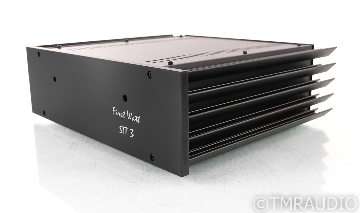 First Watt SIT-3 Stereo Power Amplifier; SIT3; Nelson Pass; Black