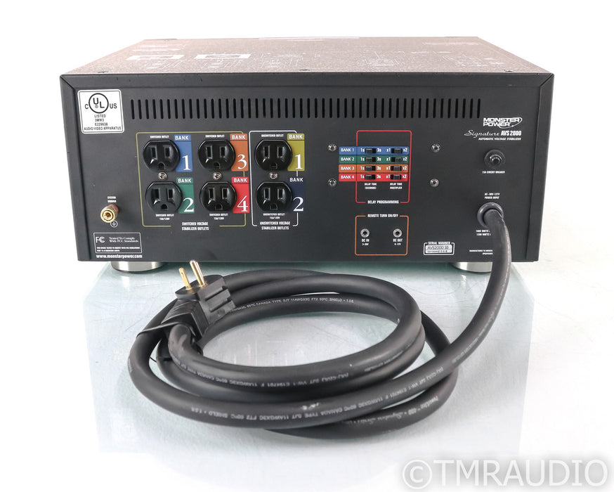 Monster Power Signature AVS 2000 AC Power Line Conditioner; Voltage Stabilizer