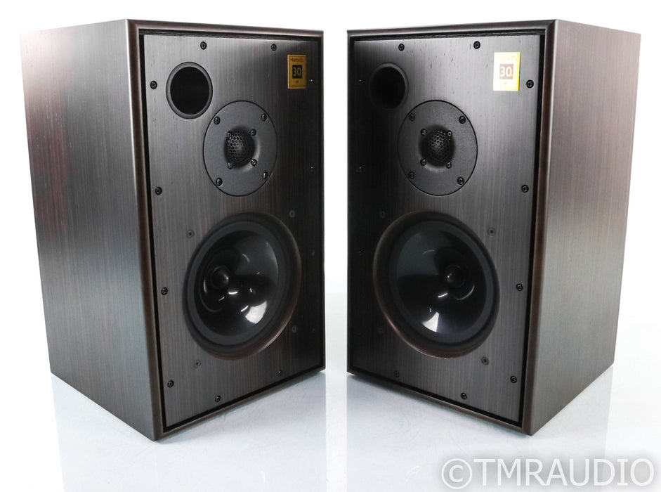 Harbeth 30.1 35th Anniversary Edition Bookshelf Speakers; Tiger Ebony Pair