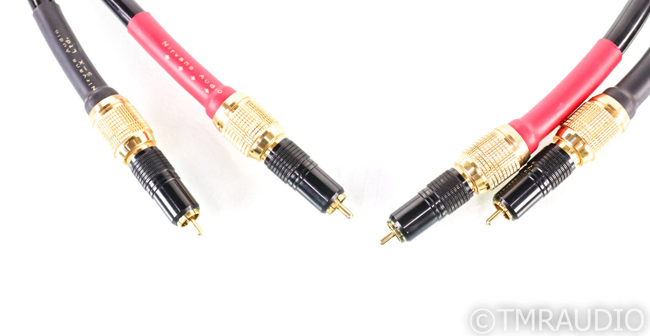 Nirvana Audio S-X RCA Cables; 1m Pair Interconnects