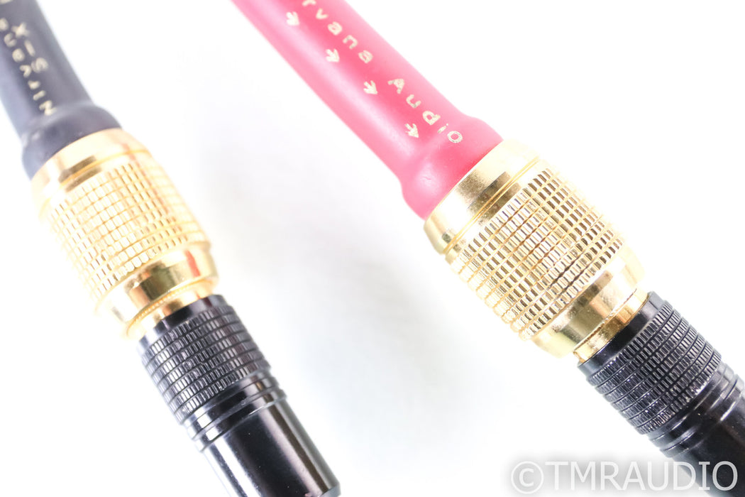 Nirvana Audio S-X RCA Cables; 1m Pair Interconnects