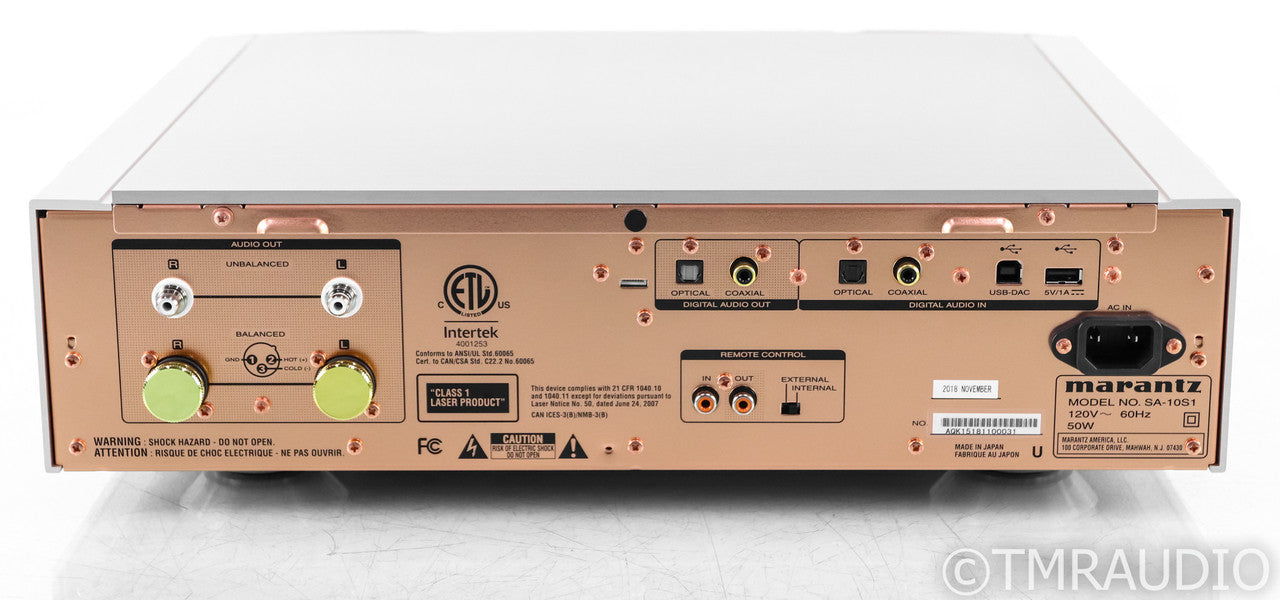 Marantz SA-10 SACD / CD Player; SA10; Remote