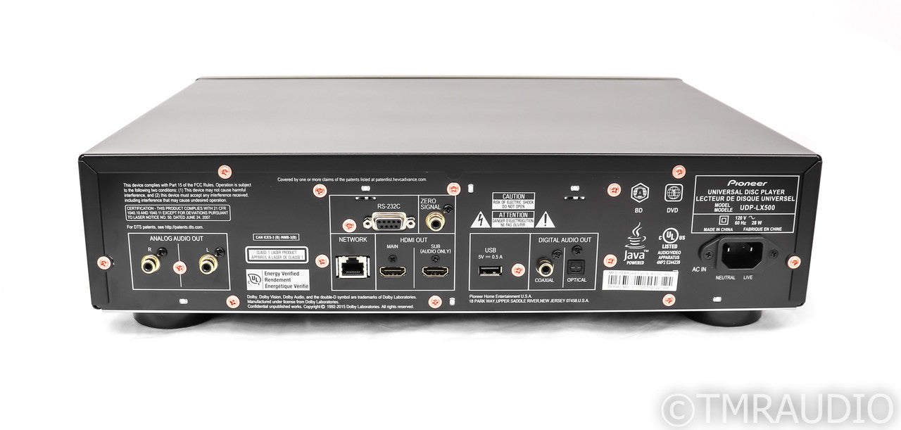 Pioneer UDP-LX500 Universal 4K UHD Blu-Ray Player; UDPLX500; HDR; Remote