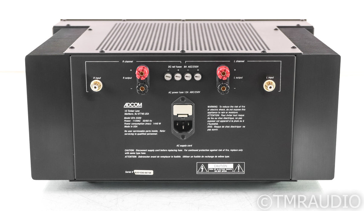 Adcom GFA-5500 Stereo Power Amplifier; GFA5500