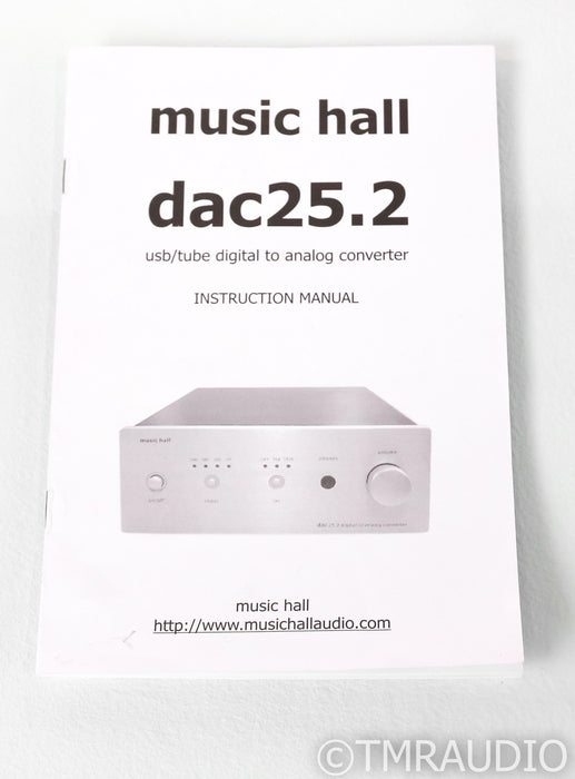 Music Hall DAC25.2 Tube DAC; DAC-25.2; USB