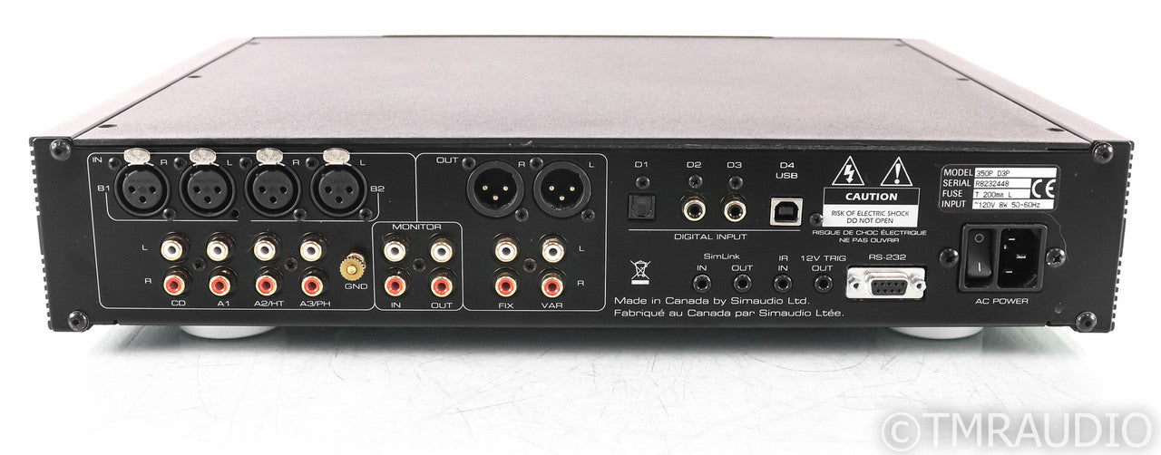 Simaudio Moon Neo 350P D3P Stereo Preamplifier; MM/MC Phono (No Remote)