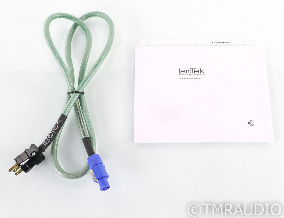 IsoTek Titan G2 AC Power Line Conditioner; Outlets Upgraded to EVO3