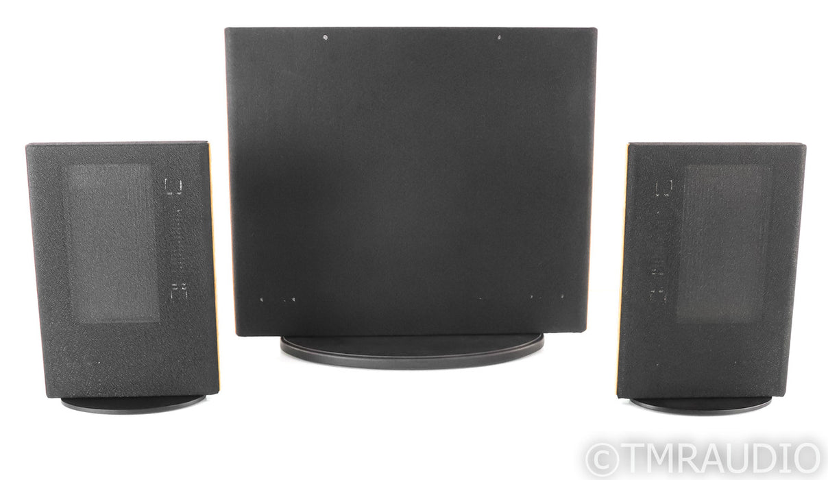 Magnepan Mini Maggie Planar Magnetic Speaker System; Walnut Pair w/ Subwoofer