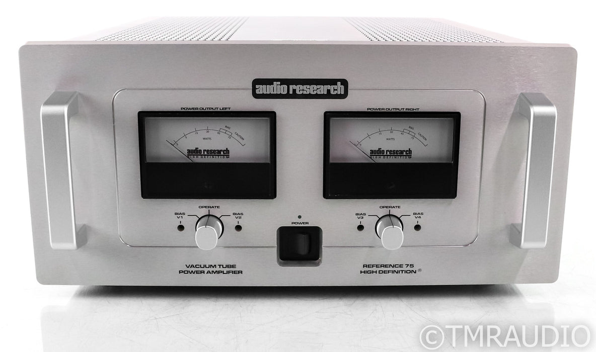 Audio Research Reference 75 SE Stereo Tube Power Amplifier; Silver