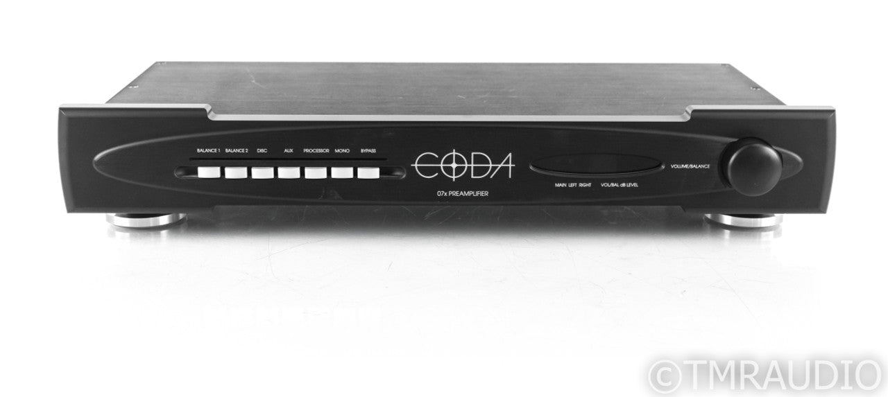 Coda 07x Stereo Preamplifier; 07-X; Remote